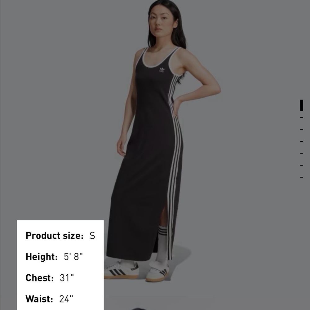 Adidas 3 White Stripes Women Dress - Picture 5 of 9